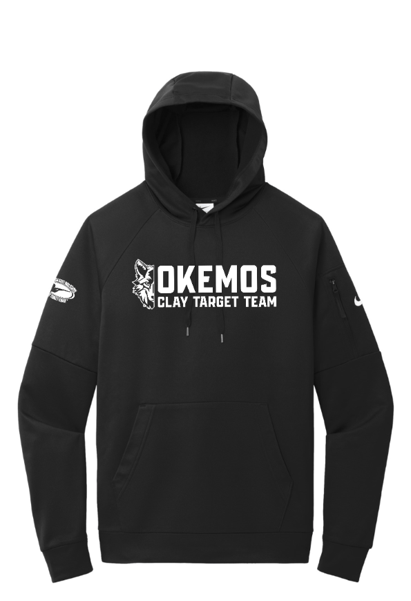 Custom Apparel - Screen Printing - Okemos Clay Target Team 2024 - Unisex Nike Therma - Fit Hoodie - Okemos Clay Target Team 2024 - 16625
