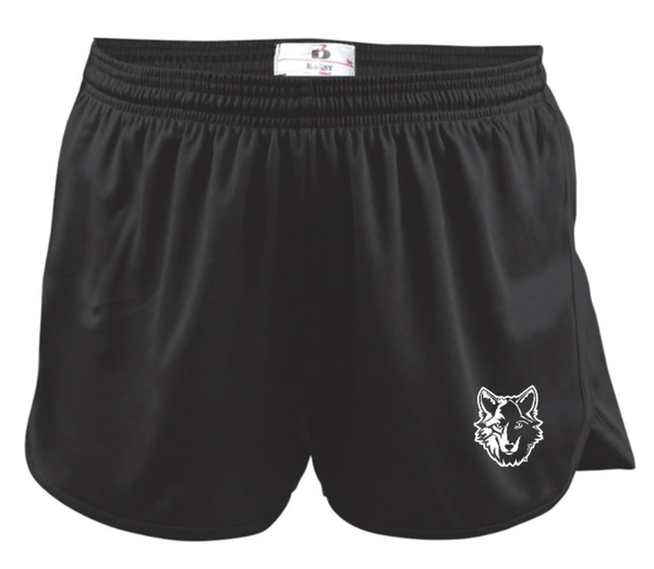 Custom Printed Apparel | Okemos CMS/Kinawa Cross Country 2025 - Black Athletic Track Shorts - Okemos CMS/Kinawa Cross Country 2025 - 18257