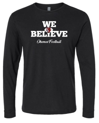 Custom Apparel - Screen Printing - Okemos Football 2024 - CVC Long Sleeve T-Shirt - Okemos Football 2024 - 16351