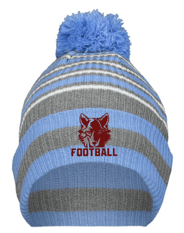 Custom Apparel - Screen Printing - Okemos Football - Spring 2025 - Pom Beanie - Okemos Football - Spring 2025 - 17711