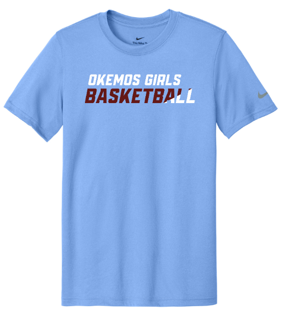 Custom Apparel - Screen Printing - Okemos Girls Basketball 2024 - Adult Nike T-Shirt - Okemos Girls Basketball - 16963