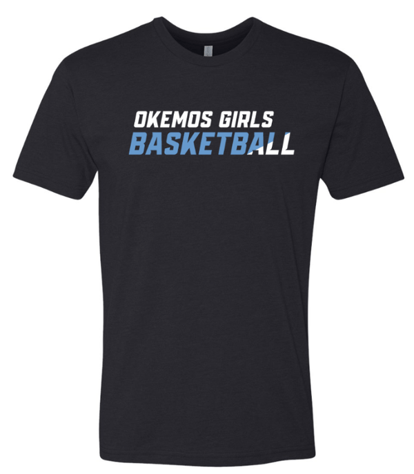Custom Apparel - Screen Printing - Okemos Girls Basketball 2024 - Adult Unisex T-Shirt - Okemos Girls Basketball - 16963