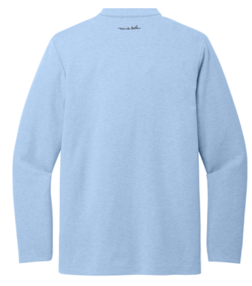 Custom Apparel - Screen Printing - Okemos Girls Golf - Adult TravisMathew Coveside 1/4 Zip Light Blue - Okemos Girls Golf - 16225