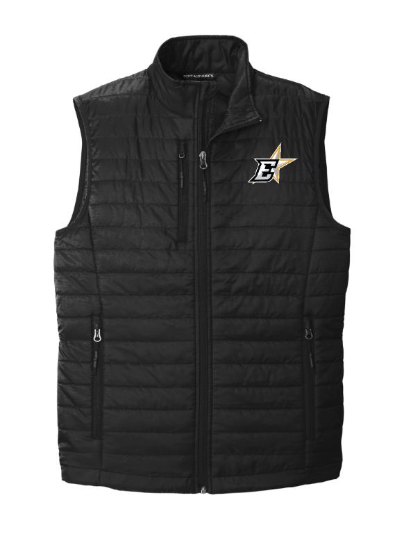 Custom Apparel - Screen Printing - Okemos Hockey / Eastside Stars - Men's Packable Puffy Vest - Okemos Hockey / Eastside Stars - 16830