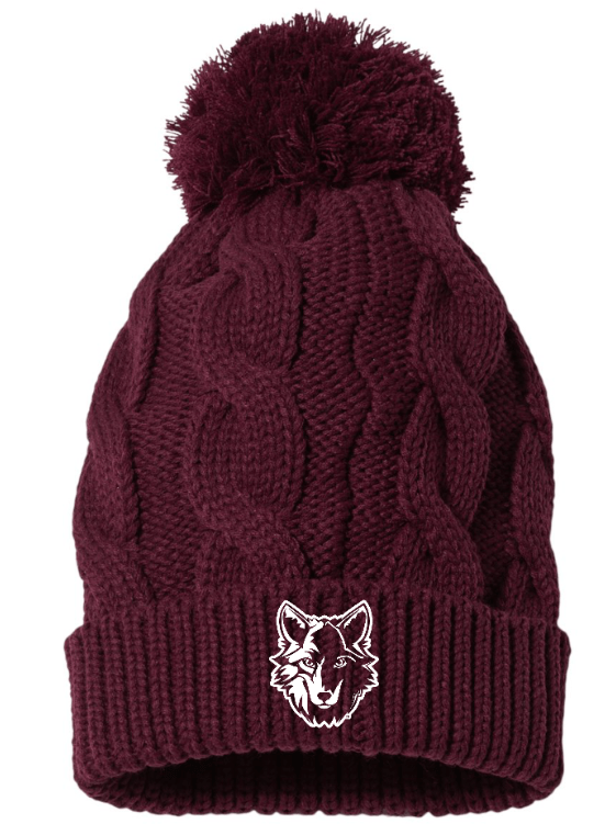 Custom Apparel - Screen Printing - Okemos Operations - Pom Pom Beanie - Okemos Operations - 16098