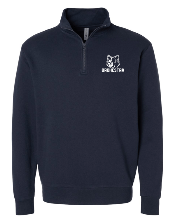 Custom Printed Apparel | Okemos Orchestra 2025 - Adult Unisex Quarter - Zip "Badge Design" (MULTIPLE COLOR OPTIONS) - Okemos Orchesta W25 - 18692