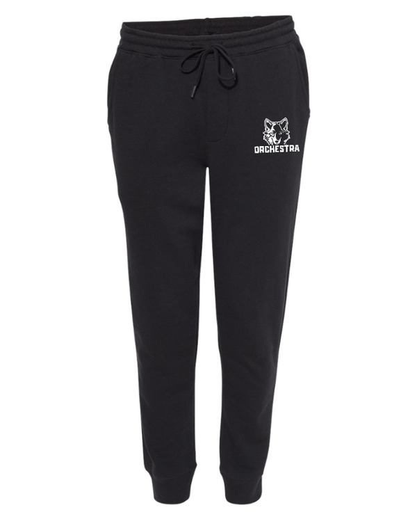 Custom Apparel - Screen Printing - Okemos Orchestra 24/25 - Midweight Fleece Pants ~ Black / Grey ~ - Okemos Orchestra 24/25 - 16968