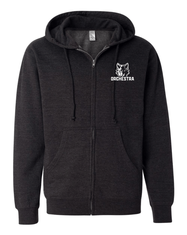 Custom Apparel - Screen Printing - Okemos Orchestra - Adult Unisex Full Zip Hoodie - Okemos Orchestra 24/25 - 16968