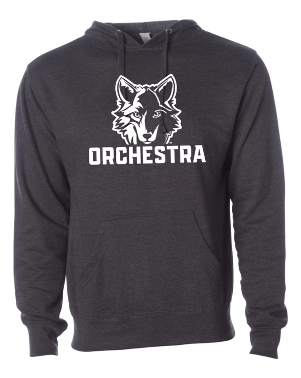 Custom Apparel - Screen Printing - Okemos Orchestra - Adult Unisex Hoodie ~ Maroon / Black / Navy / Charcoal ~ - Okemos Orchestra 24/25 - 16968