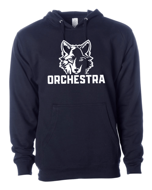 Custom Apparel - Screen Printing - Okemos Orchestra - Adult Unisex Hoodie ~ Maroon / Black / Navy / Charcoal ~ - Okemos Orchestra 24/25 - 16968