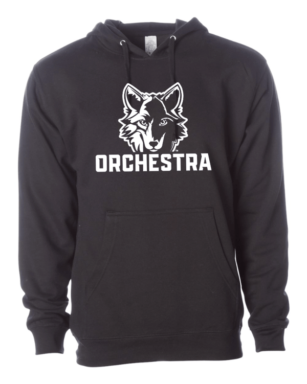 Custom Apparel - Screen Printing - Okemos Orchestra - Adult Unisex Hoodie ~ Maroon / Black / Navy / Charcoal ~ - Okemos Orchestra 24/25 - 16968