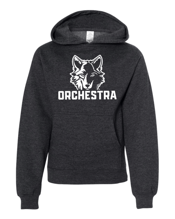 Custom Apparel - Screen Printing - Okemos Orchestra - Youth Hoodie ~Maroon / Black / Navy / Charcoal ~ - Okemos Orchestra 24/25 - 16968