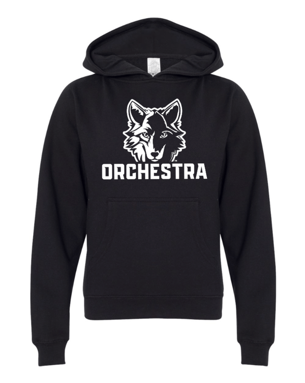 Custom Apparel - Screen Printing - Okemos Orchestra - Youth Hoodie ~Maroon / Black / Navy / Charcoal ~ - Okemos Orchestra 24/25 - 16968