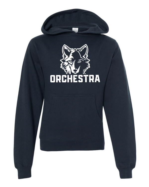 Custom Apparel - Screen Printing - Okemos Orchestra - Youth Hoodie ~Maroon / Black / Navy / Charcoal ~ - Okemos Orchestra 24/25 - 16968