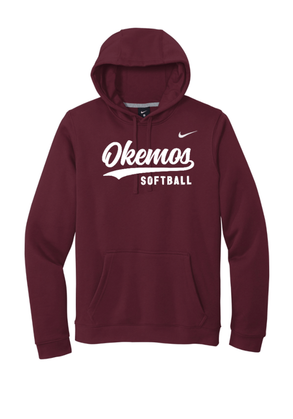 Custom Apparel - Screen Printing - Okemos Softball 2024 - Adult Unisex Nike Hoodie - Okemos Softball 2024 - 15519