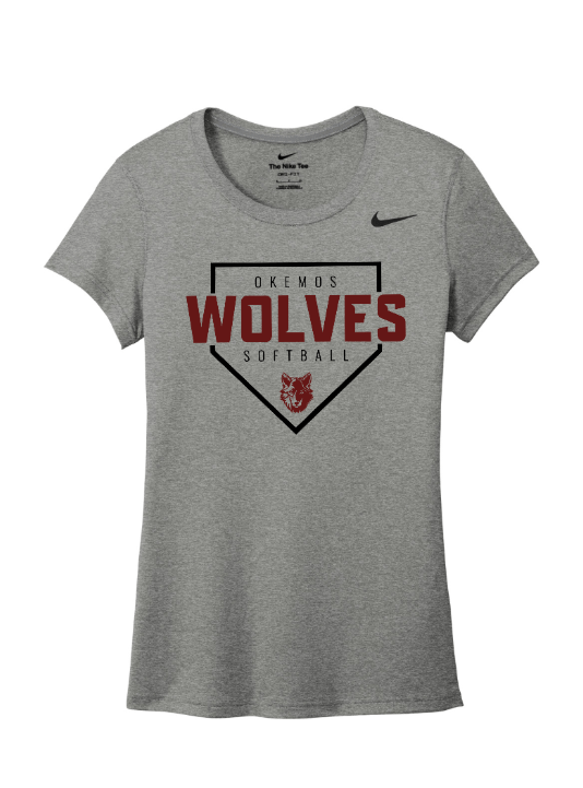 Custom Apparel - Screen Printing - Okemos Softball 2025 - Nike Women's Team Legend Tee **Personalization Optional** - Okemos Softball 2025 - 17368