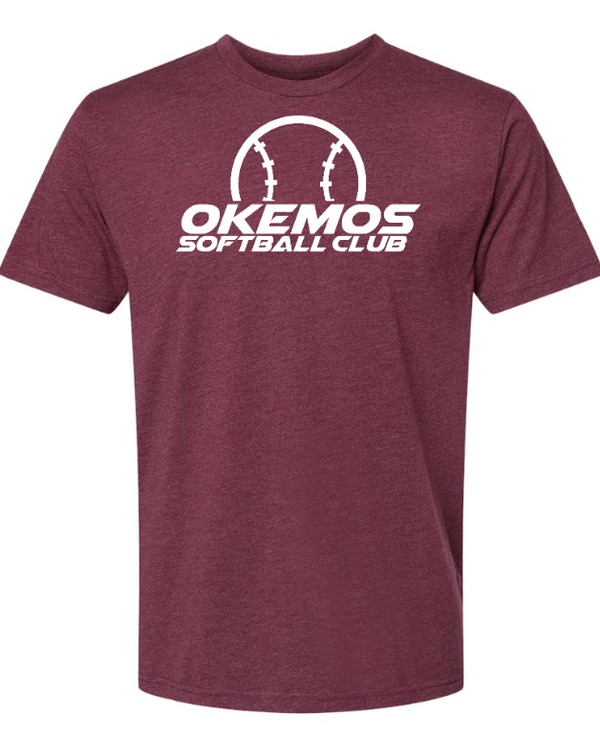Custom Apparel - Screen Printing - Okemos Softball Club - Adult Unisex T-Shirt - (Name Optional) - Okemos Softball Club - 16550