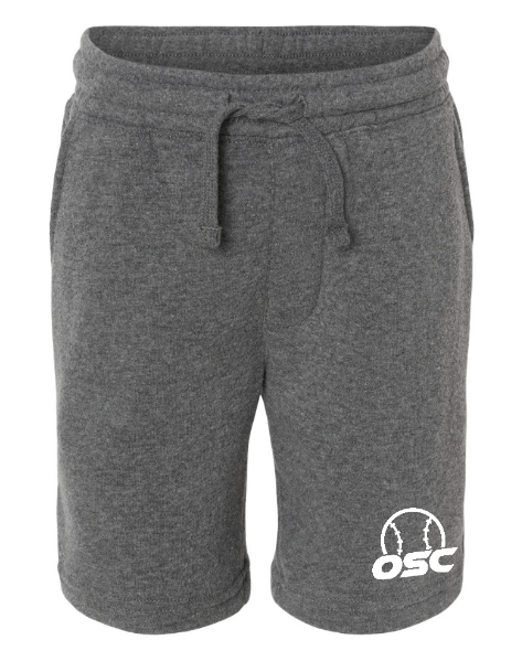 Custom Apparel - Screen Printing - Okemos Softball Club - Youth Lightweight Fleece Shorts - Okemos Softball Club - 15523