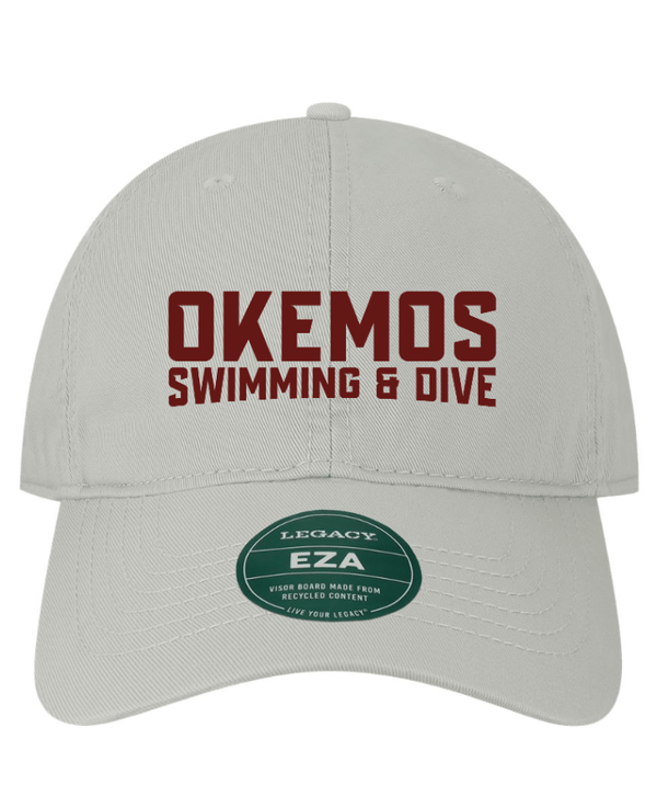 Custom Apparel - Screen Printing - Okemos Swim & Dive - Relaxed Twill Dad Hat - Okemos Swim & Dive - 16057