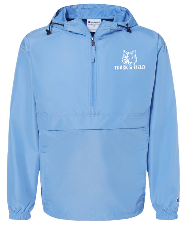 Custom Apparel - Screen Printing - Okemos Track & Field 2024 - Champion Packable 1/4 Zip Jacket - Okemos Track & Field 2024 - 15486