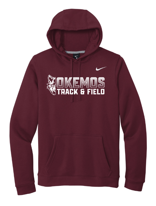 Custom Apparel - Screen Printing - Okemos Track & Field 2024 - Nike Adult Hoodie - Okemos Track & Field 2024 - 15486