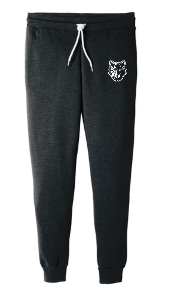 Custom Apparel - Screen Printing - Okemos Wolves - Adult & Youth Embroidered Wolf Jogger Sweatpants (Apparel On Demand) - Okemos Public Schools