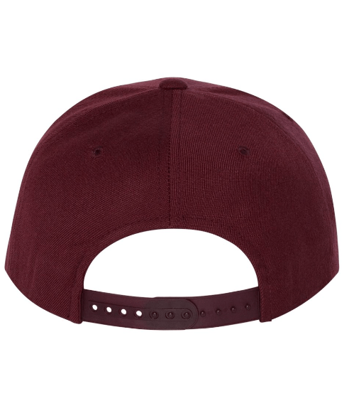 Custom Apparel - Screen Printing - Okemos Wolves - Flat Bill Snapback Cap (Apparel On Demand) - Okemos Public Schools