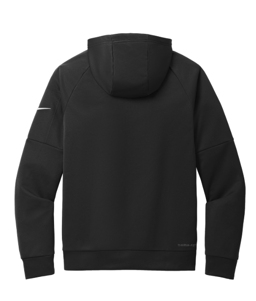 Custom Apparel - Screen Printing - Okemos Wolves - Nike ThermaFIT Pocket Quarter Zip Fleece Hoodie (Apparel on Demand) - Okemos Public Schools