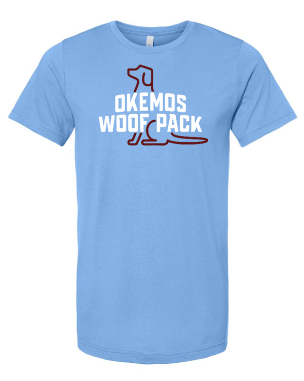 Custom Apparel - Screen Printing - Okemos Woof Pack - Adult Unisex T-Shirt - Okemos Woof Pack - 16526