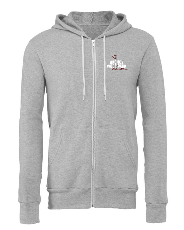 Woof Pack Holidays - Fleece Full Zip Hoodie