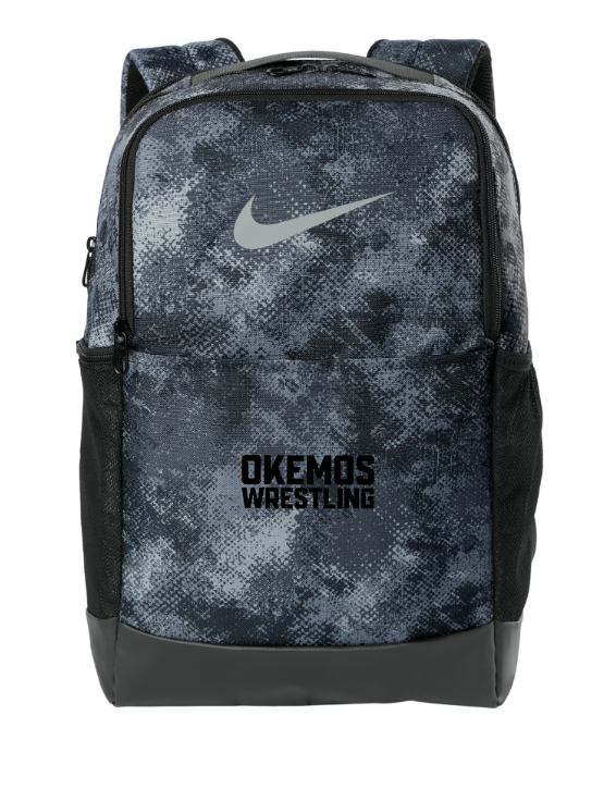 Okemos Wrestling 24 25 Nike LIMITED EDITION Camo Backpack