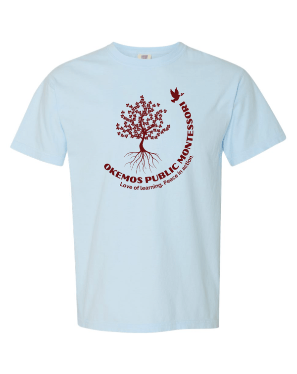 Custom Printed Apparel | OPM Spiritwear 2025 - Adult Heavyweight T-Shirt Chambray - OPM Spiritwear 2025 - 18266