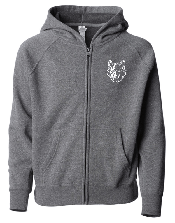 Custom Printed Apparel | OPM Spiritwear 2025 - Toddler Lightweight Zip Hood Grey - OPM Spiritwear 2025 - 18266