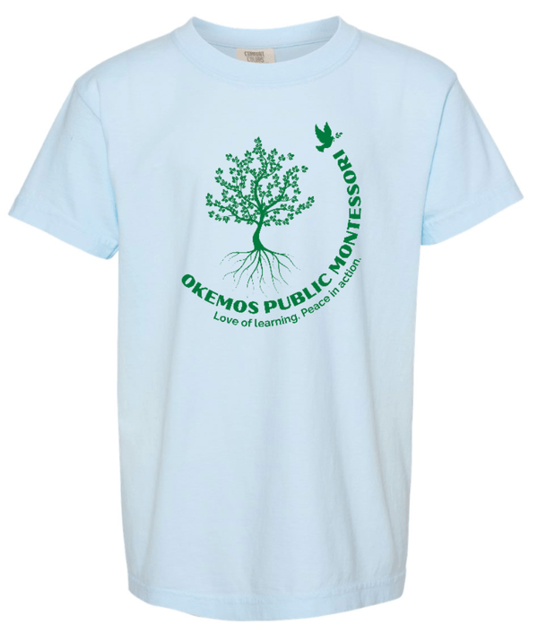 Custom Printed Apparel | OPM Spiritwear 2025 - Youth Heavyweight T-Shirt Chambray - OPM Spiritwear 2025 - 18266
