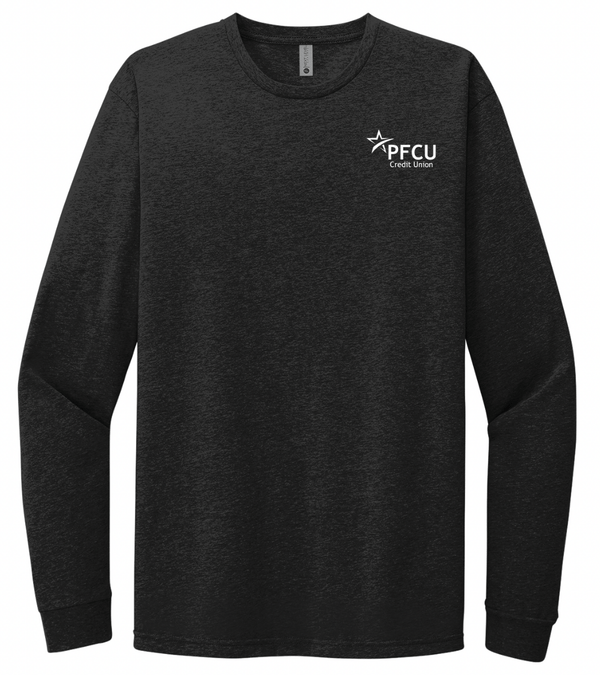 Custom Apparel - Screen Printing - PFCU - Adult Unisex CVC Long Sleeve T-Shirt - PFCU - 14701