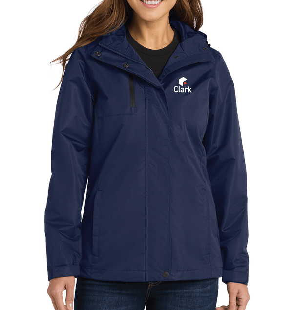 Custom Printed Apparel | Port Authority | Women's All Conditions Jacket - Jacket - Clark Construction