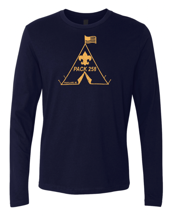 Custom Apparel - Screen Printing - Portland Boy Scouts - Adult Long Sleeve T-Shirt - Fall Portland Boy Scouts - 16577