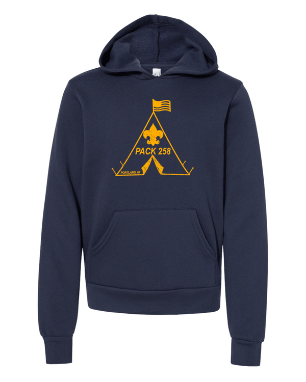 Custom Apparel - Screen Printing - Portland Boy Scouts - Youth Sponge Fleece Hoodie - Portland Boy Scouts - 15725