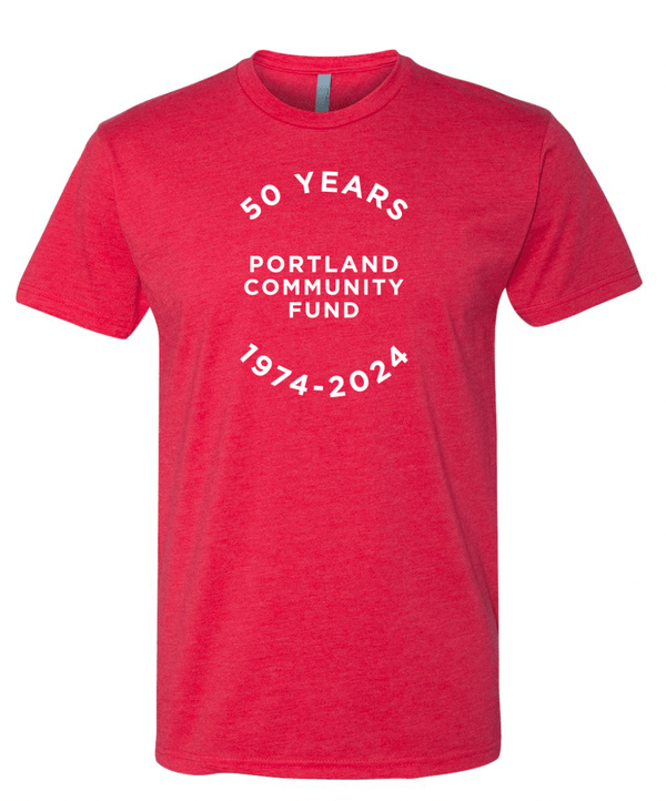 Custom Apparel - Screen Printing - Portland Community Fund Unisex T-shirt - PCF - 15734