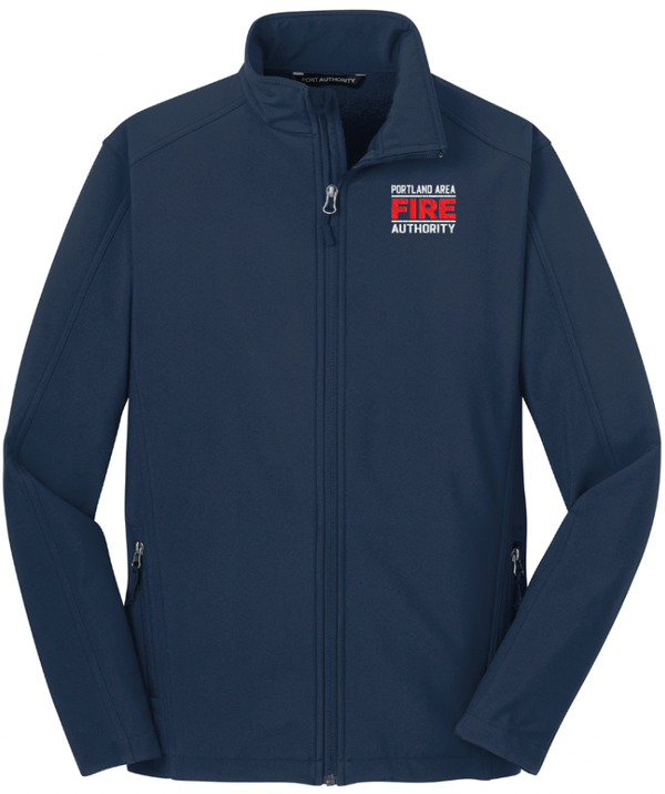 Custom Apparel - Screen Printing - Portland Fire Department - Adult Soft Shell Jacket - Jacket - Portland Fire Department - 14877