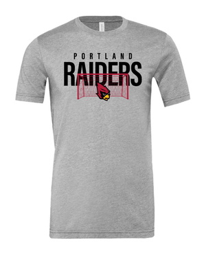 Custom Apparel - Screen Printing - Portland Girls Soccer - Adult Unisex T-Shirt (Raiders Design) - Portland Girls Soccer - 17413
