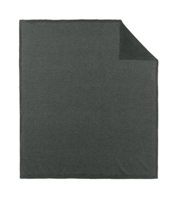 Custom Apparel - Screen Printing - Portland HS Volleyball - Sweater Fleece Blanket Dk Grey - PHS Volleyball Spirit Store - 16450