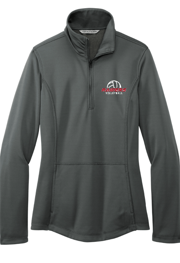 Custom Apparel - Screen Printing - Portland HS Volleyball - Women's Smooth Fleece 1/4 Zip - PHS Volleyball Spirit Store - 16450