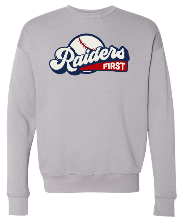 Custom Apparel - Screen Printing - Portland Middle School - Back to School - Adult Grey Crewneck Sweatshirt - Portland Middle School - Back to School - 16341