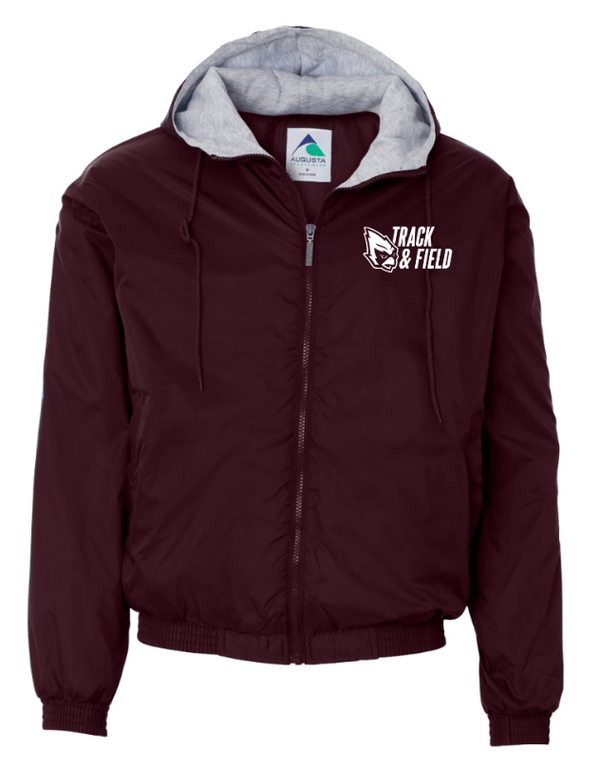 Custom Apparel - Screen Printing - Portland MS Track and Field - Adult Fleece Lined Hooded Jacket - Portland MS Track and Field - 15456