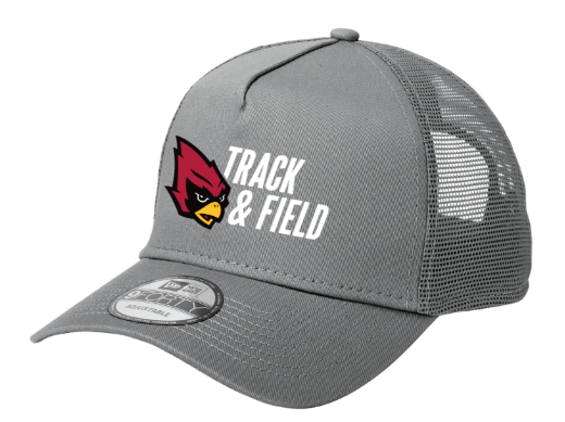 Custom Apparel - Screen Printing - Portland MS Track and Field - Grey Trucker Hat - Portland MS Track and Field - 15456