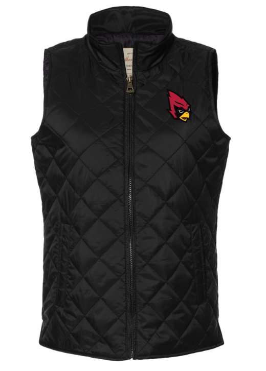 Custom Apparel - Screen Printing - Portland MS Track and Field - Women's Fit Quilted Vest - Portland MS Track and Field - 15456