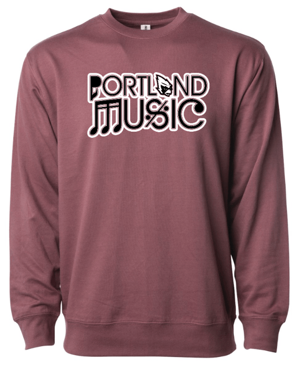 Custom Apparel - Screen Printing - Portland Music 2023 - Adult Unisex Crewneck Sweatshirt - Crewneck Sweatshirt - Portland Music 2023 - 14930