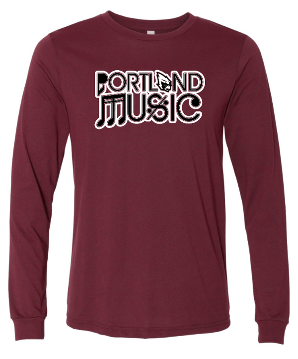 Custom Apparel - Screen Printing - Portland Music 2023 - Adult Unisex Long Sleeve - Long Sleeve T-Shirt - Portland Music 2023 - 14930