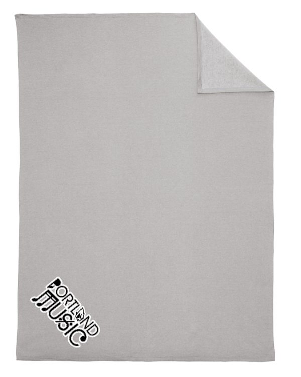 Custom Apparel - Screen Printing - Portland Music 2023 - Fleece Sweatshirt Blanket - Portland Music 2023 - 14930